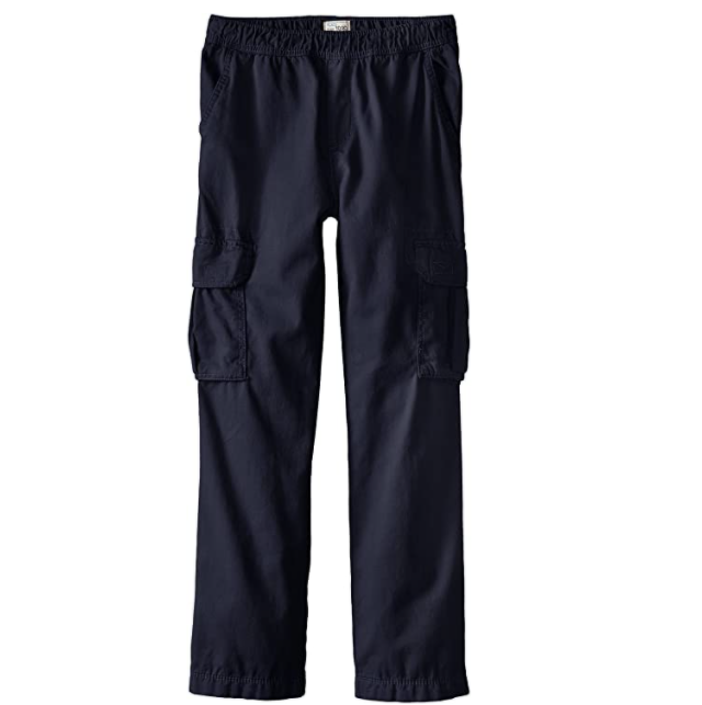 The Children's Place Boys' Uniform Pull On Chino Cargo Pants