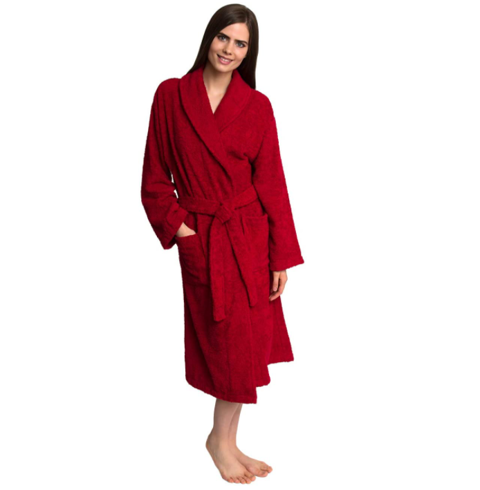 TowelSelections Women's Robe, Turkish Cotton Luxury Terry Shawl Bathrobe