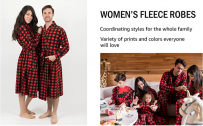 Leveret Women’s Robe Soft Micro Fleece